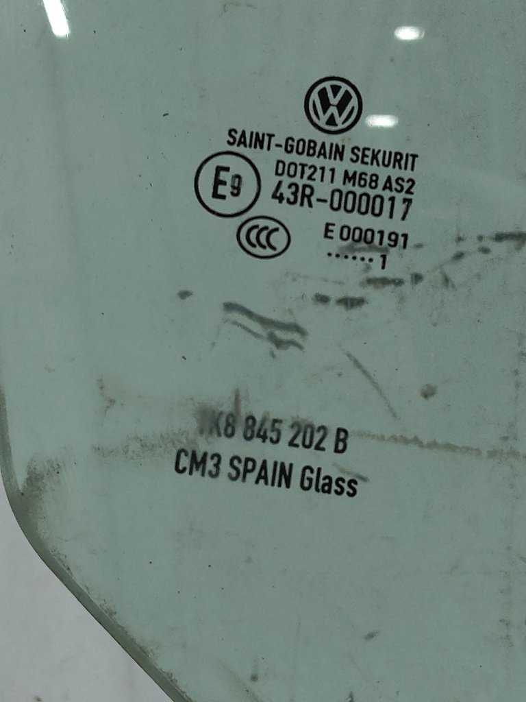 [MTD-528207] Cristal de ventana VW Scirocco III (43R845202B)