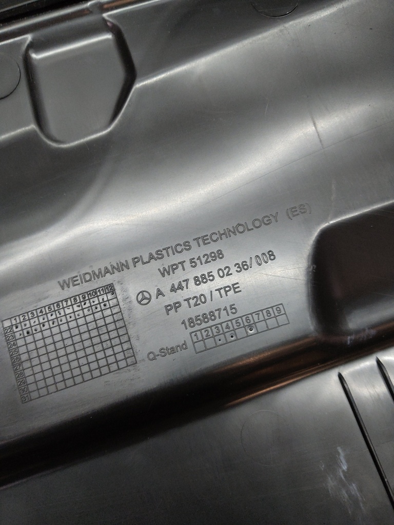[MTD-503784] Parrilla delantera del radiador Mercedes Vito W447 OM654.920 A4478850236