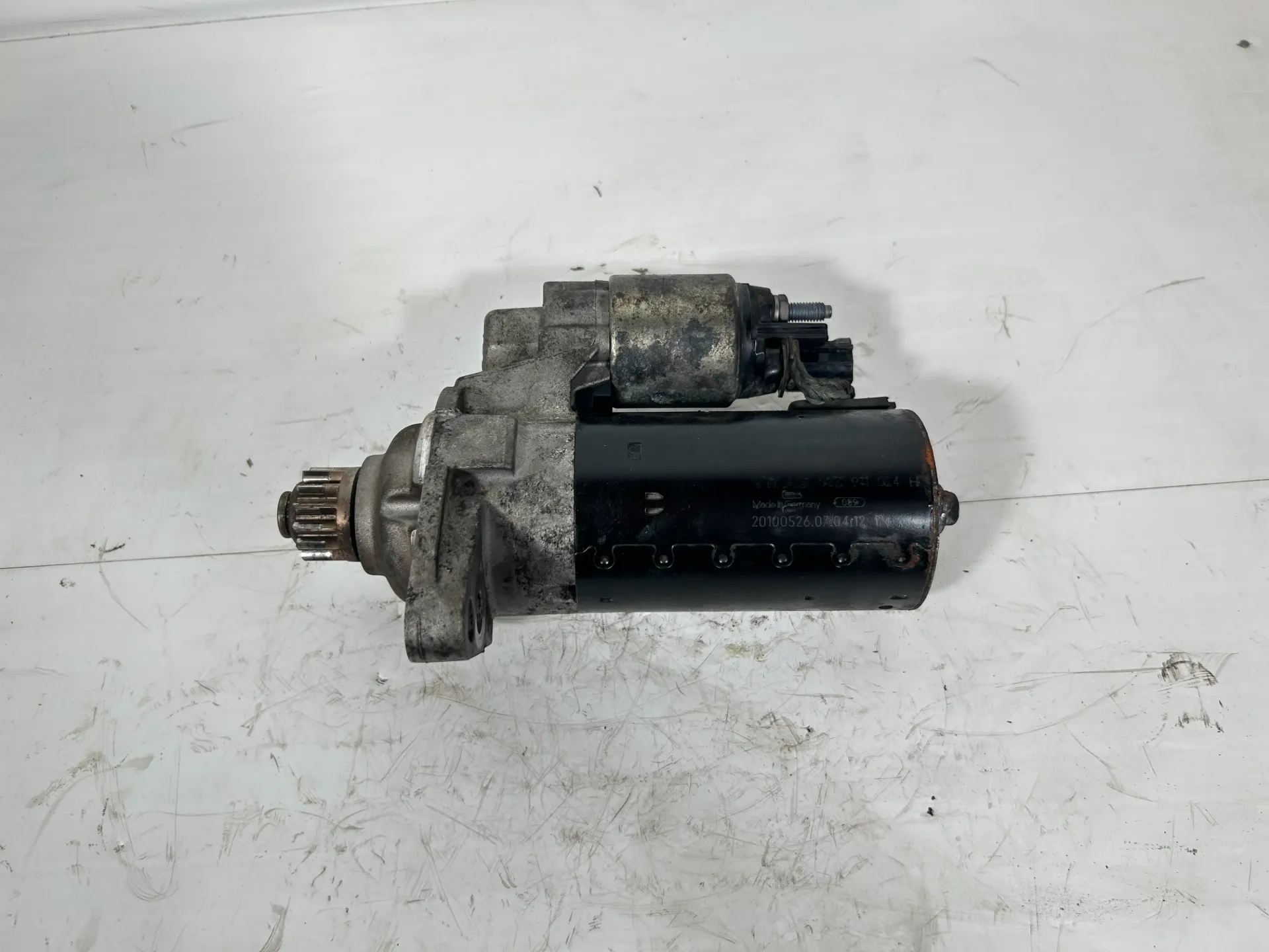 Motor de arranque Audi A3 8P 1,6 TDI CAY CAYC 02Z911024H