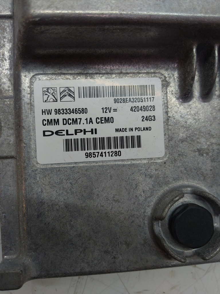 [MTD-514270] Unidad de control Opel Vivaro 2.0 BlueHDi DW10FDDU 9833346580 9857411280