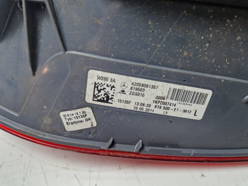 [MTD-497537] Luz trasera Mercedes Clase C W205 2.2 CDI C 220 Diesel A2059061357