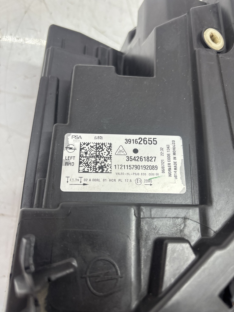 [MTD-499884] Faro delantero izquierdo Opel Corsa 1.5 CDTI YHT YH01 39162655