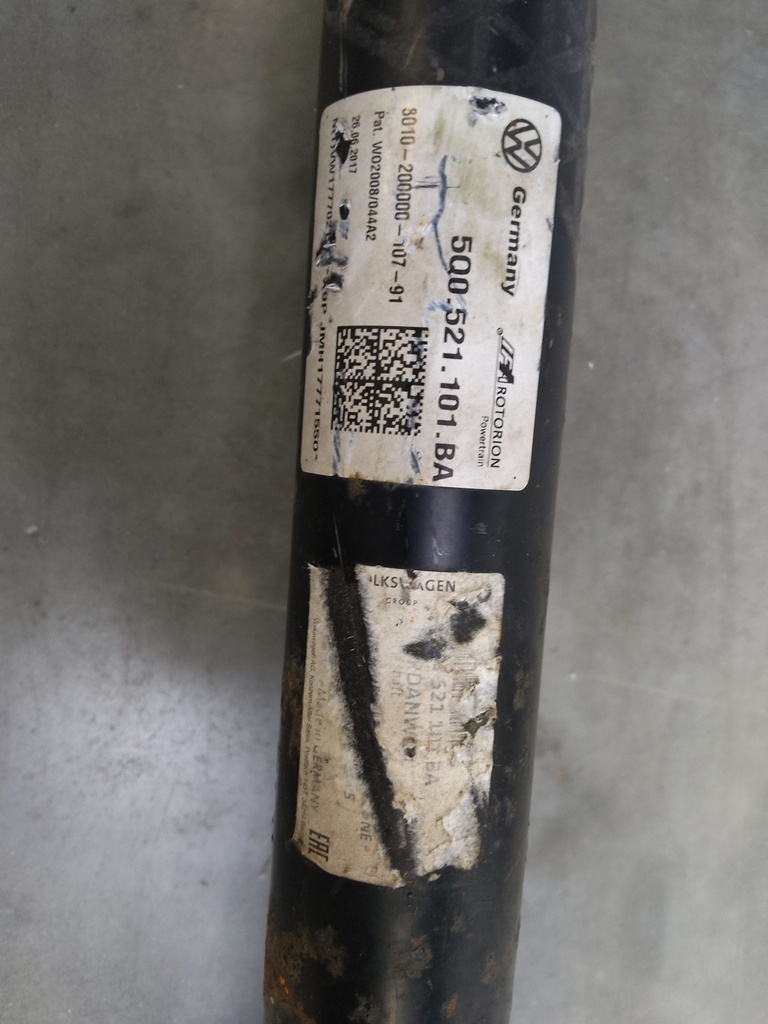 [MTD-519494] Árbol cardán Audi A3 8VM 2.0 quattro DJHA DJH 5Q0521101BA