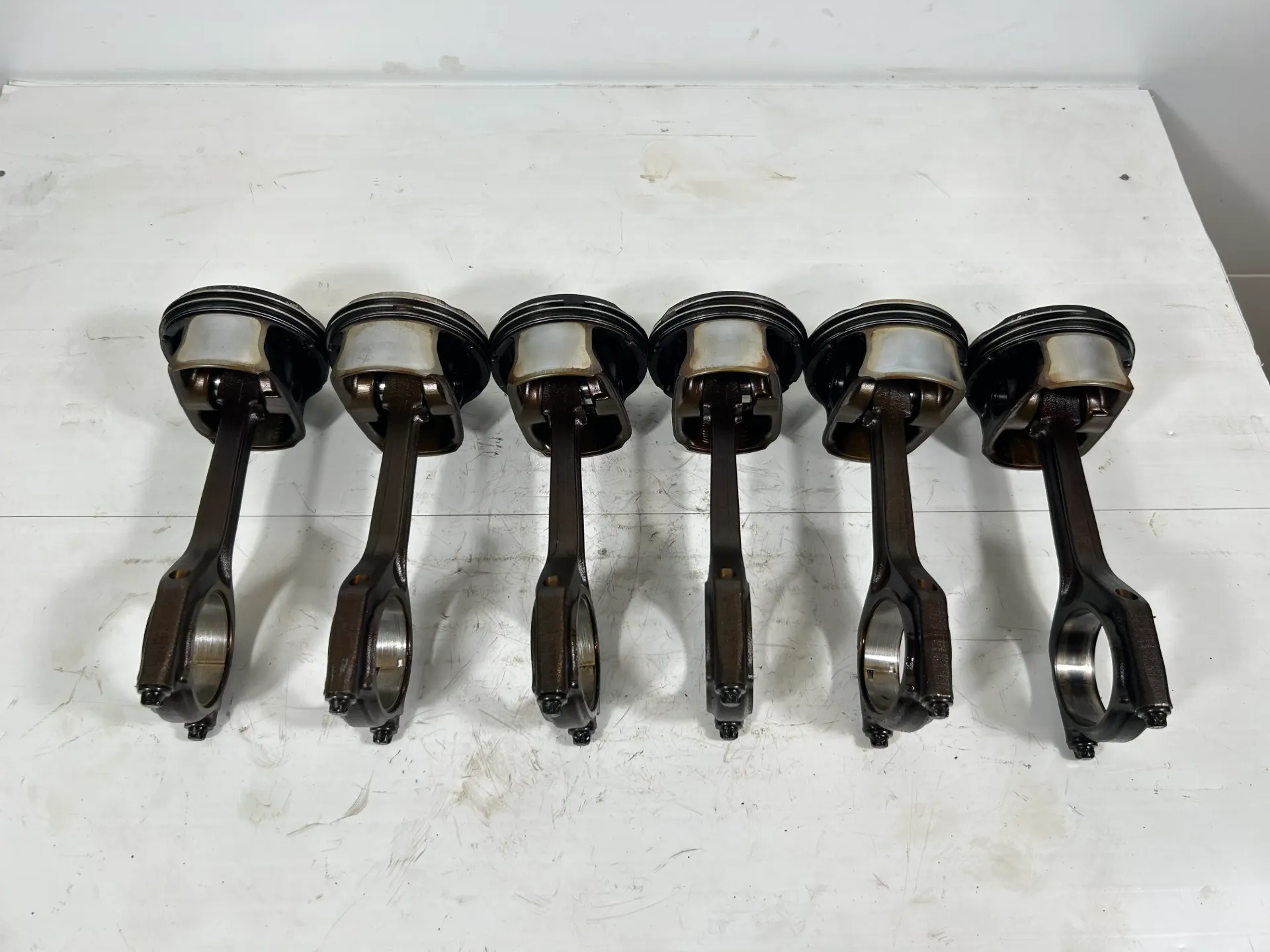 6x Pistones con biela BMW X5 E70 3,0 N52B30A