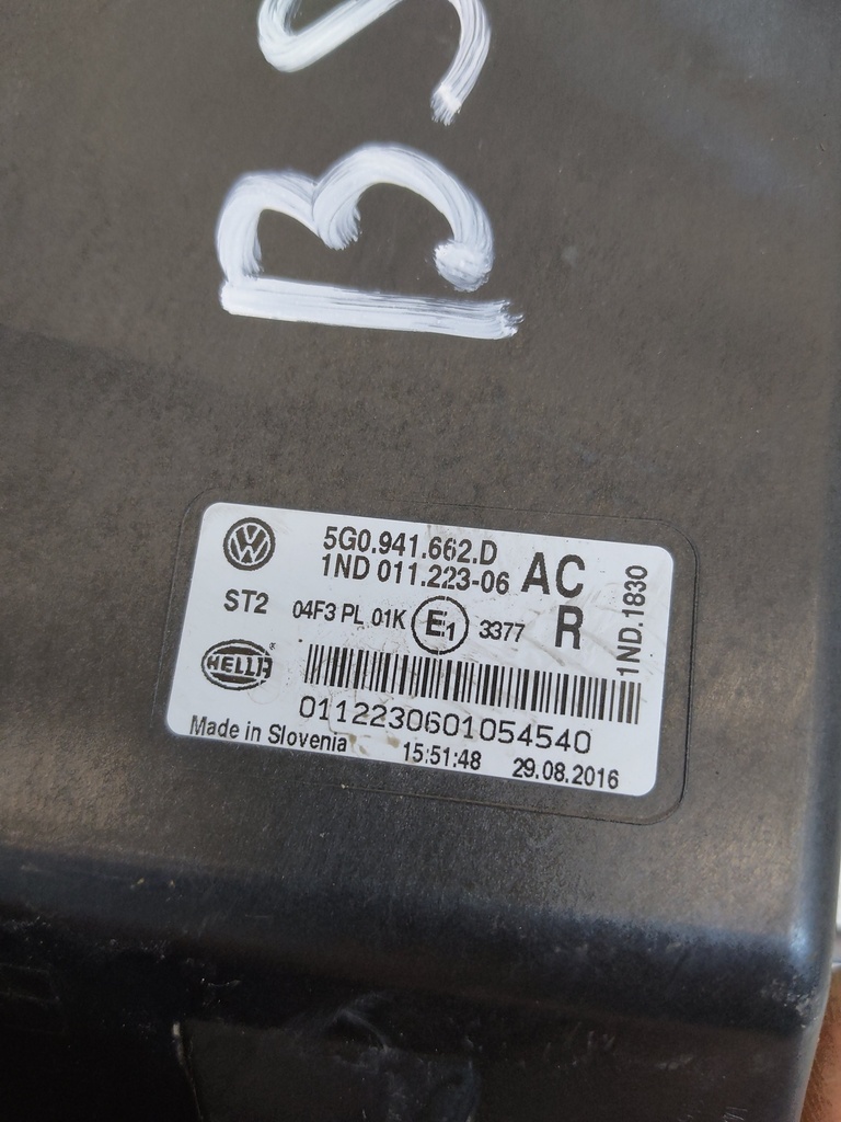 [MTD-527645] Faro antiniebla izquierdo VW Golf VII 5G1