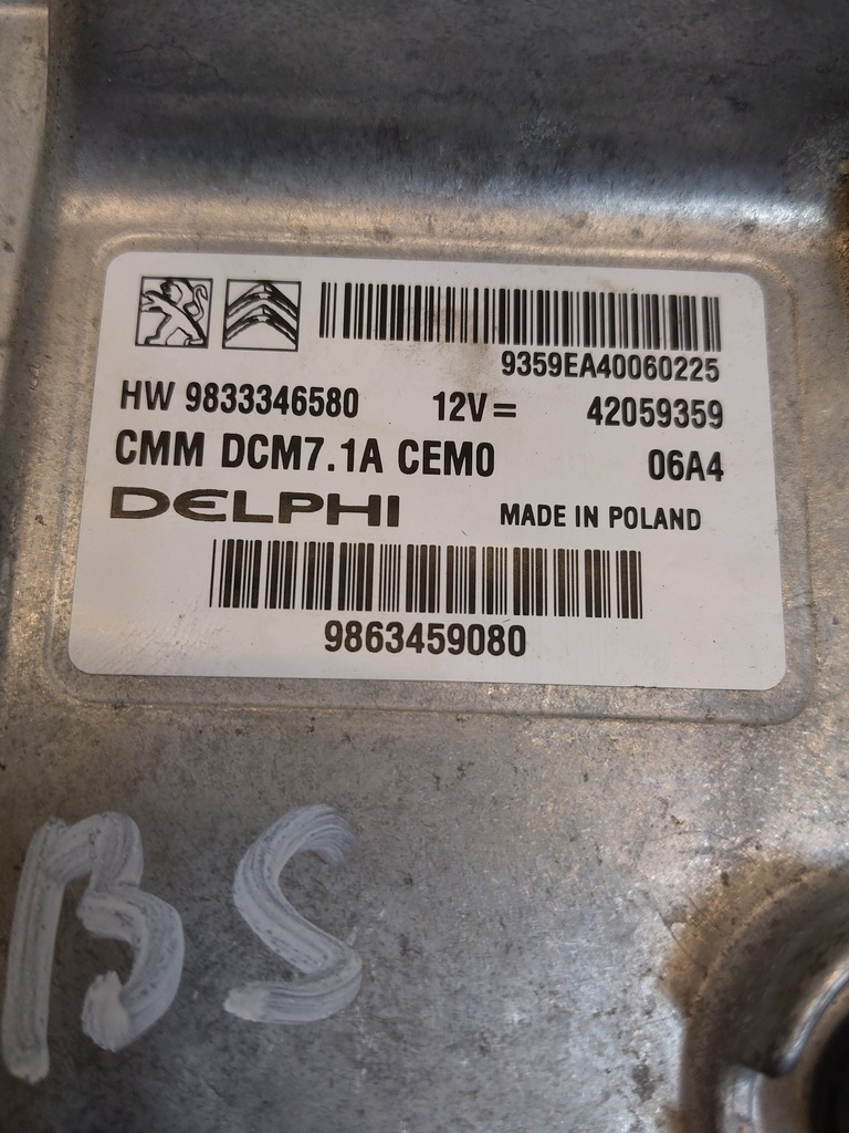 [MTD-524088] Unidad de control del motor CITROËN Dispatch III 2024 2.0 BlueHDi EHT