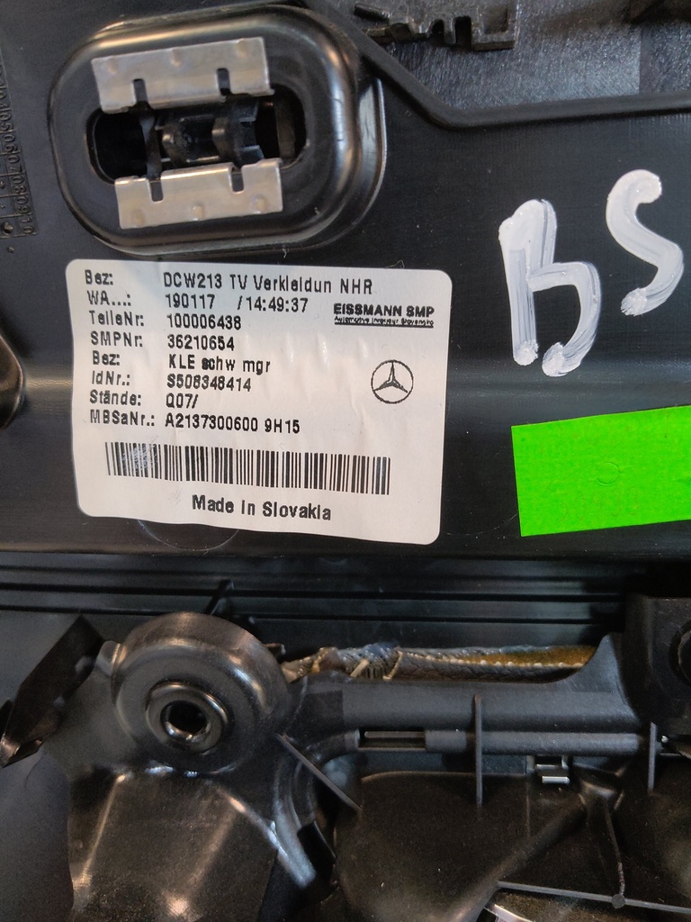 [MTD-527621] Revestimiento de puerta Mercedes-Benz Clase E W213 A2137300600