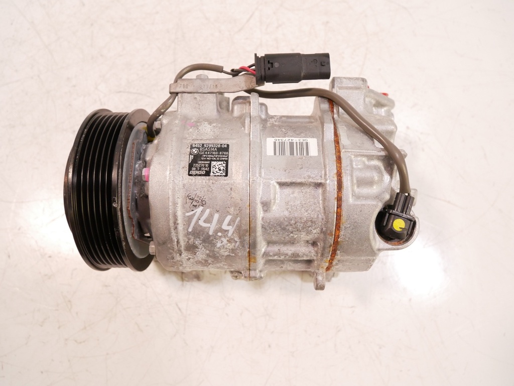 [MTD-420859] Compresor de aire acondicionado BMW Serie 3 F30 F31 F34 F80 2.0 320i B48M B48B20A 9299328