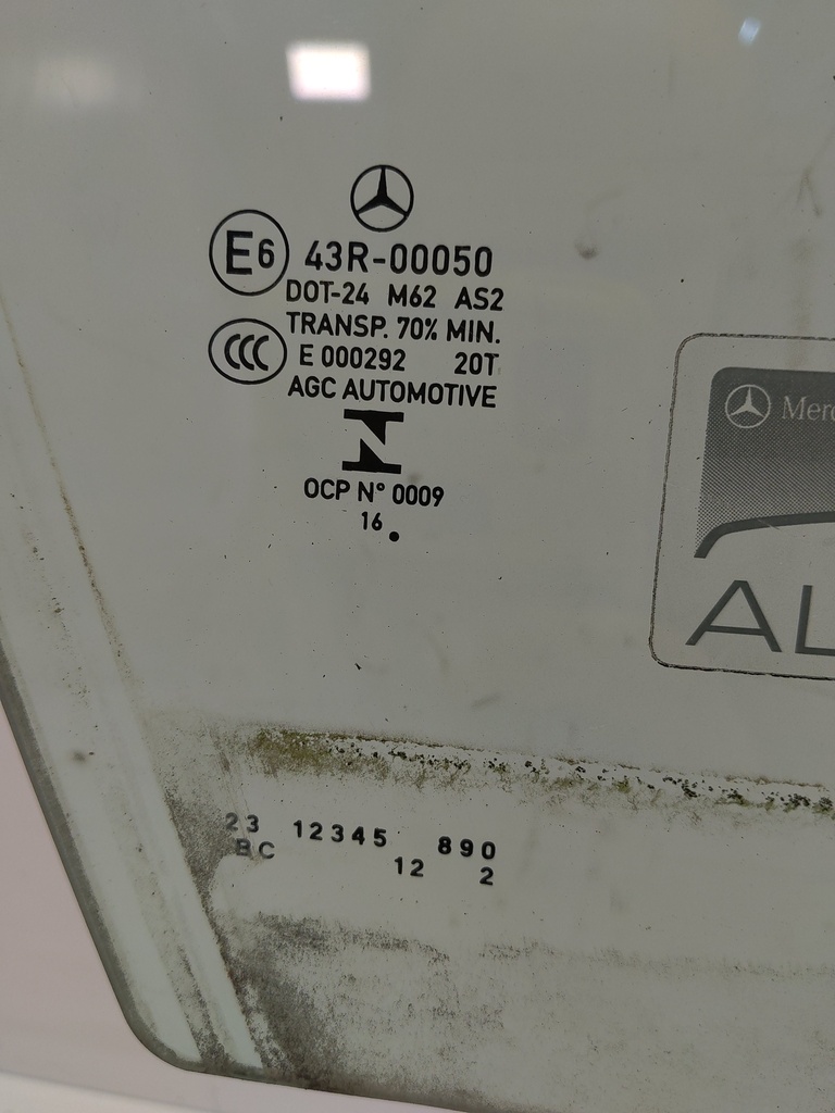 [MTD-527337] Cristal de puerta delantera derecha Mercedes-Benz Clase E W213