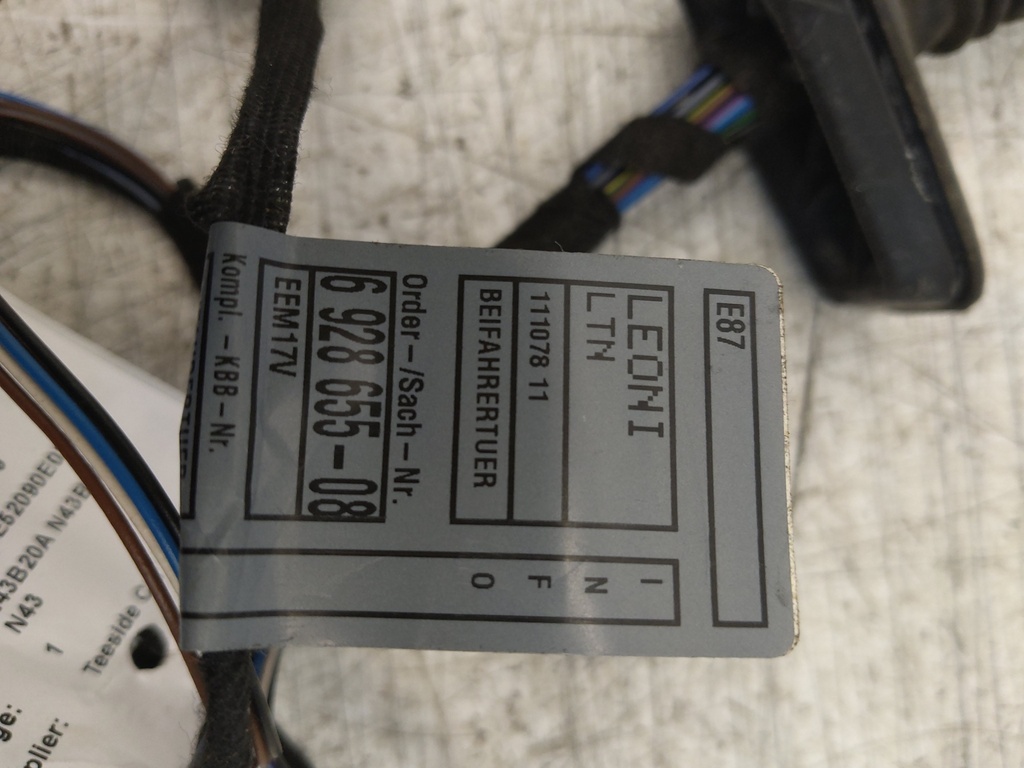 [MTD-527308] Mazo de cables BMW Serie 1 (E87) 2.0