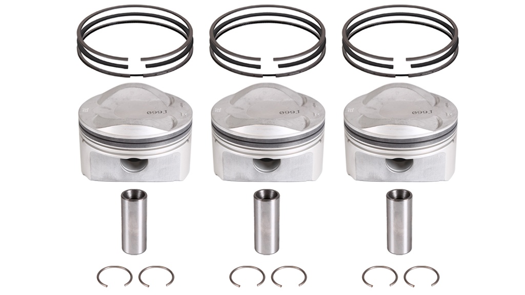 [MTD-315431] 3x pistón STD 84.5mm derecho 1-3 Audi A4 3.2 FSI V6 quattro AUK 06E107066CK NUEVO