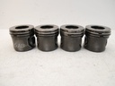 4x pistones para Ford Transit 2.4 TDCi (PHFA) 100 CV