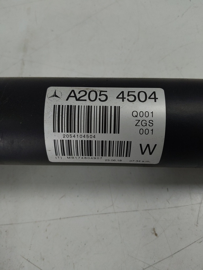 [MTD-523524] Eje cardán delantero Mercedes C-Klasse W205 2018 OM654.920 2.0 A2054504