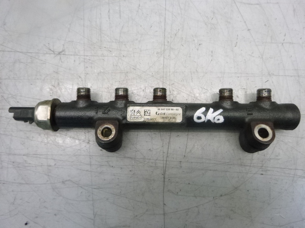 Rampa de inyección Citroen DS4 1.6 HDi 9HL DV6C 9H05 9684753080