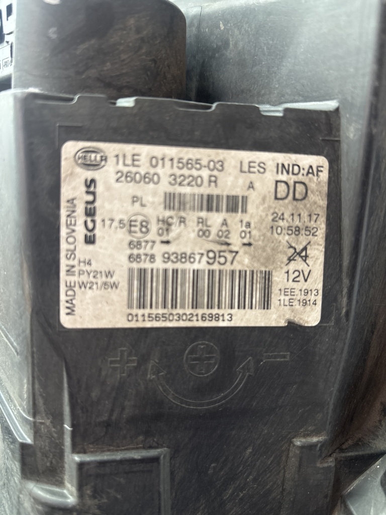 [MTD-498983] Faros delanteros Opel Vivaro L2H2 2900 CDTI Biturbo S/S 1.6 260603220R