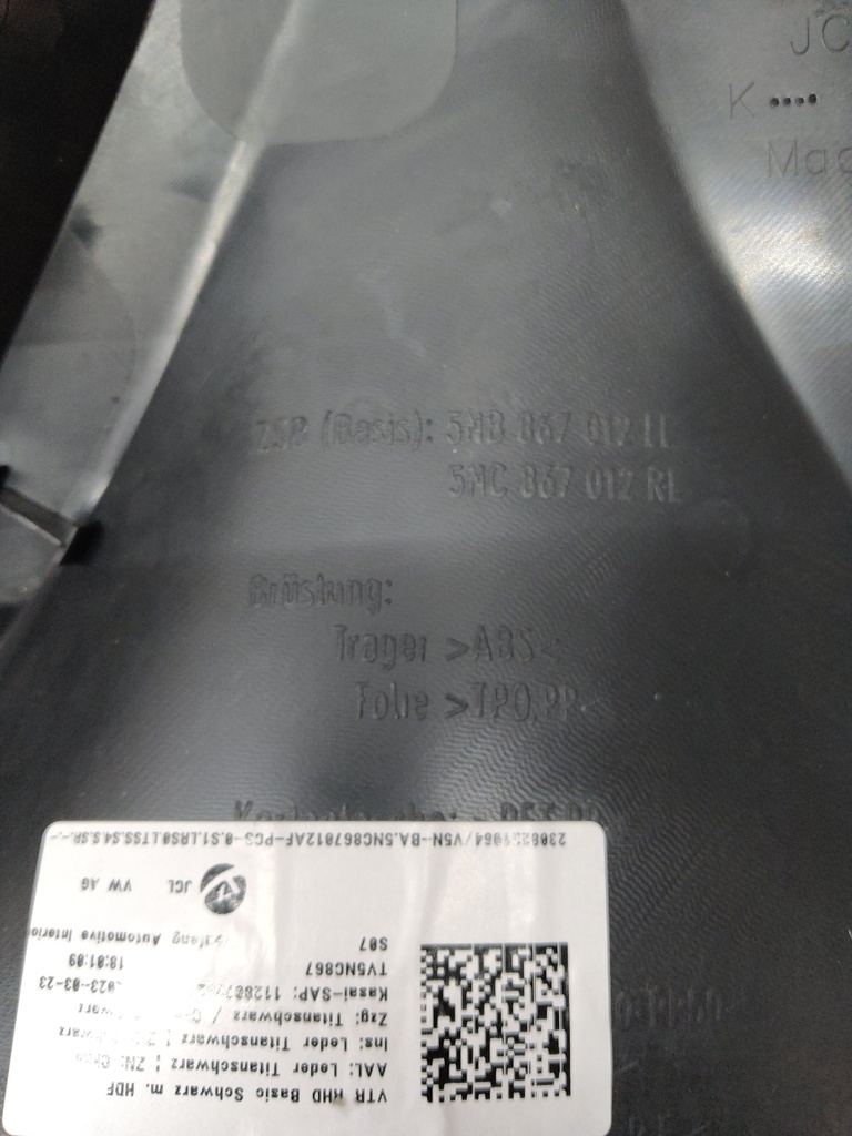 [MTD-503295] Panel de puerta VW Tiguan AX1 2.0 TDI DTS DTSB 5NB867012LL