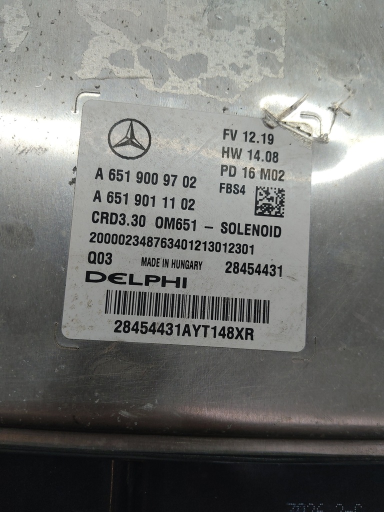 [MTD-514165] Unidad de control Mercedes Clase A W176 2.2 CDI A 200 651.930 OM651 A6519009702