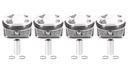 4x pistones sobremedida 0.25mm Peugeot 2008 207 1.6 VTi 5FK EP6CB 11257589348 NUEVO
