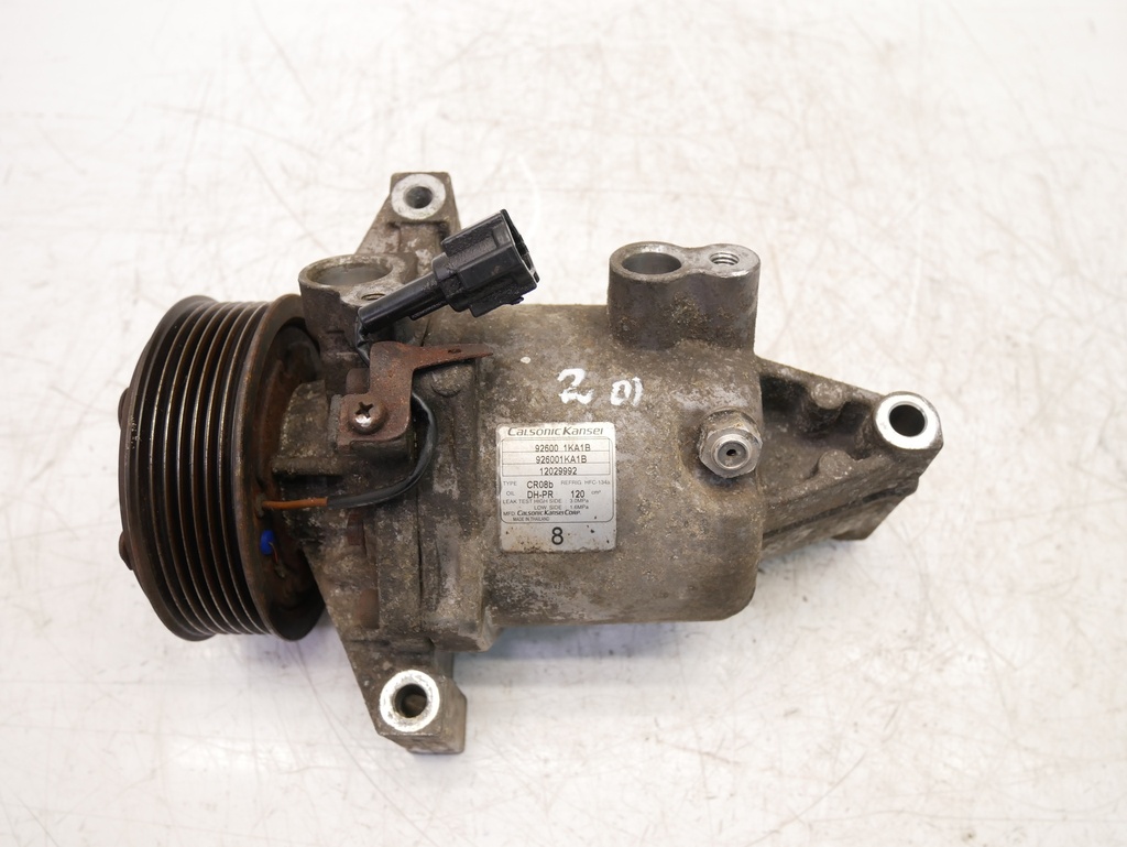 [MTD-395596] Compresor de aire acondicionado Nissan Juke Qashqai Micra 1.6 gasolina HR16DE 926001KA16