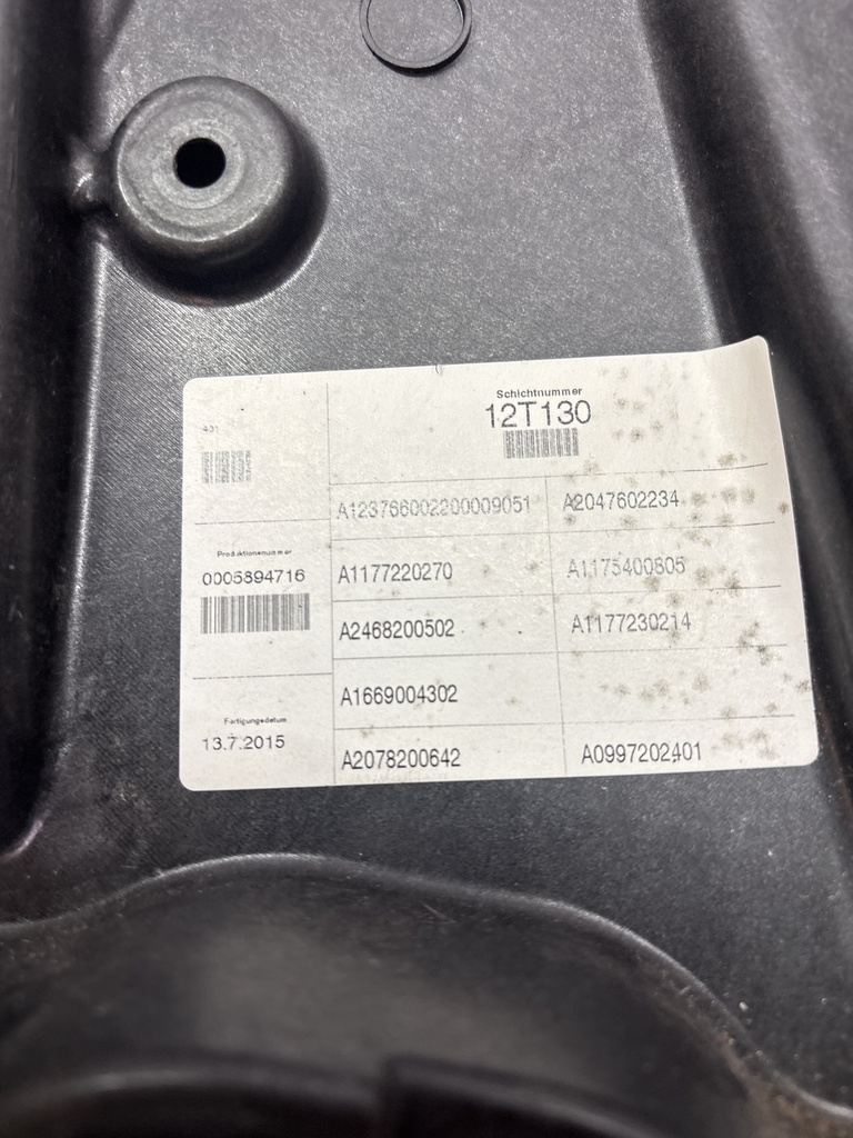 [MTD-504955] Regulador de ventana Mercedes CLA X117 220 CDI OM651.930