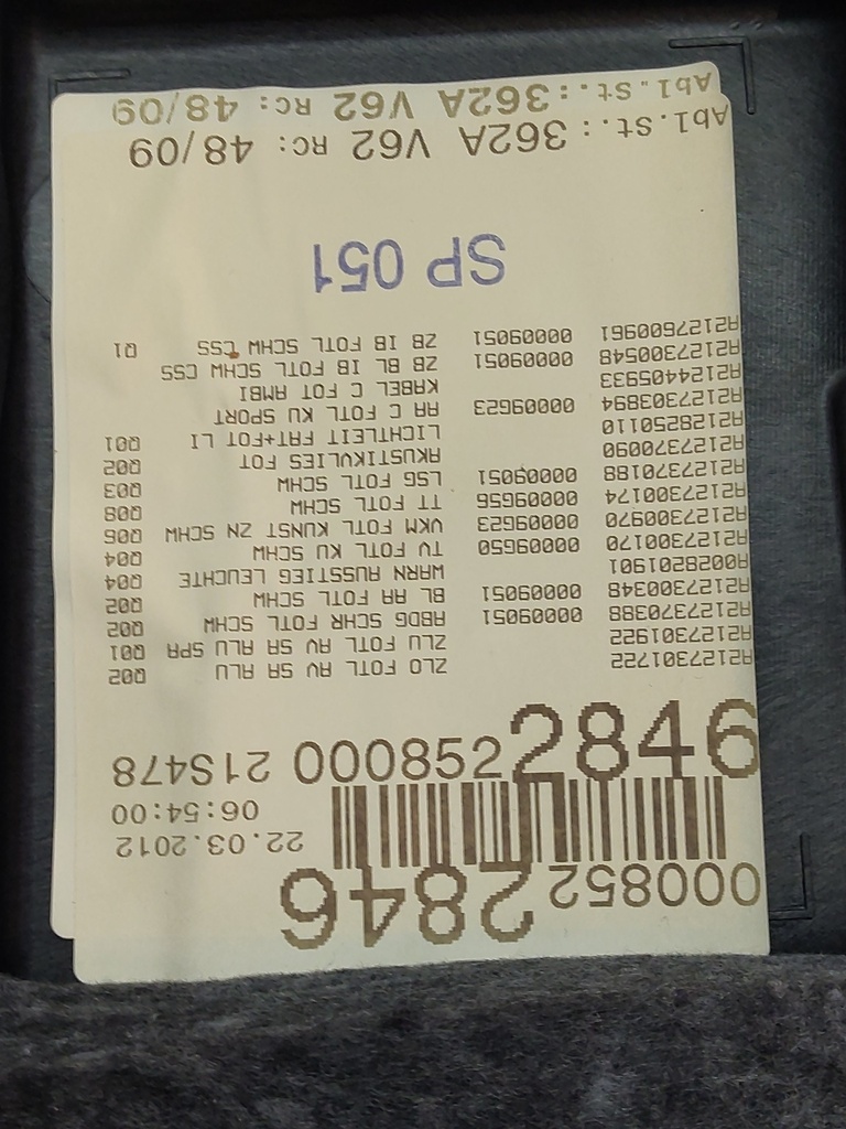 [MTD-515058] Revestimiento de puerta Mercedes Clase E W212 2.2 OM651.924 A2127301722