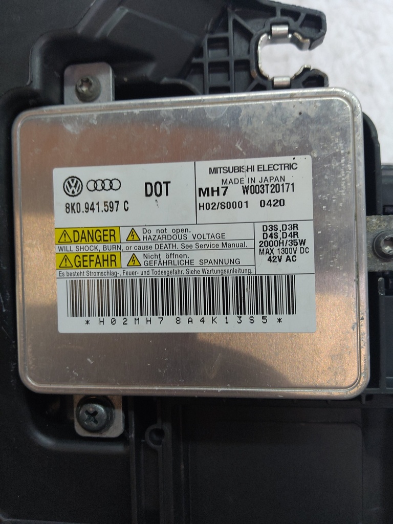 [MTD-526123] Faro delantero izquierdo AUDI A5 Convertible