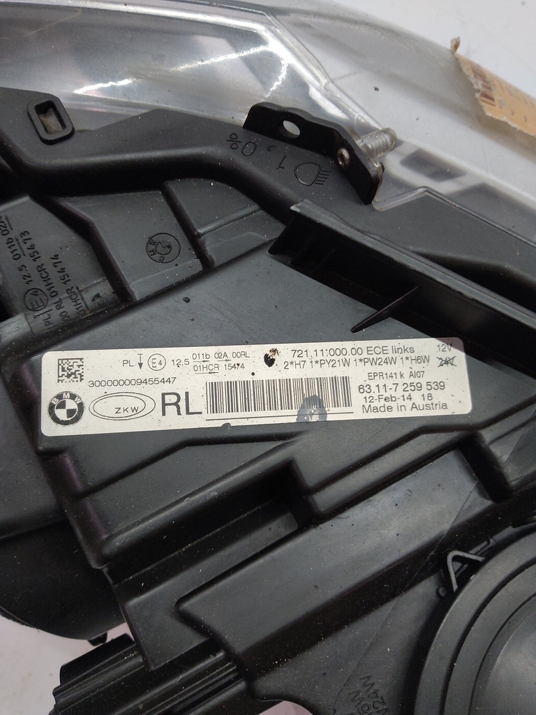 [MTD-501631] Faros delanteros BMW Serie 3 F30 F80 318d 2.0 D Diesel N47 N47D20C 7259539