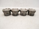 4x Pistón para Nissan Qashqai X-Trail 1.3 DIG-T HR13DDT HR13