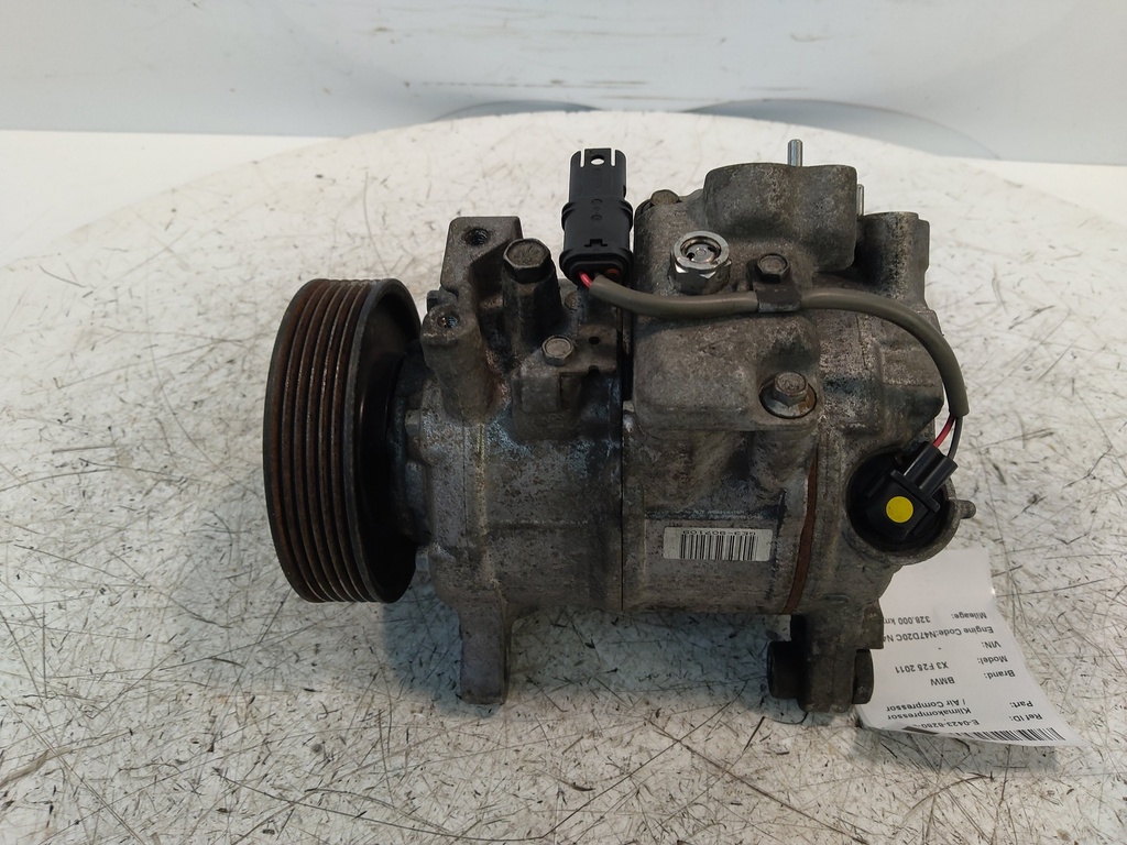 [MTD-512492] Compresor de aire acondicionado BMW X3 F25 2.0 xDrive N47D20C N47 9225704