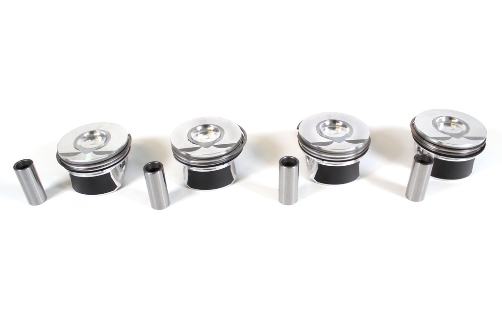 [MTD-295727] 4x Pistón Oversize 0.25mm para Mini R56 R57 Cooper S, Peugeot, Citroën (N14, EP6DT)