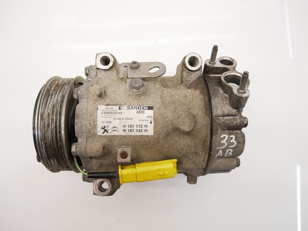 [MTD-474610] Compresor de aire acondicionado Opel Movano 2.2 D DW12RUD 9819711380