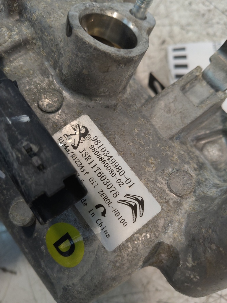 [MTD-513979] Compresor de aire acondicionado Toyota Proace 1.5 D-4D YHZ DV5RC 9810349980