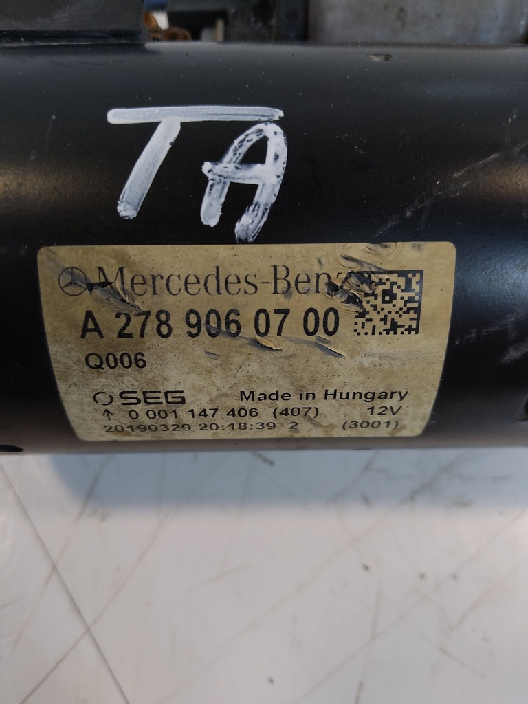 [MTD-521890] Motor de arranque Mercedes-Benz E63 AMG M177.980 2019 A2789060700