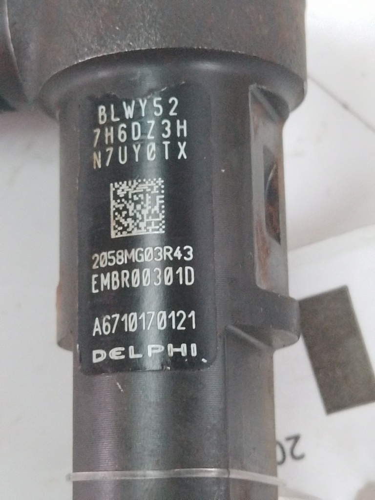 [MTD-531643] Inyector SSANGYONG Turismo 2014 D20DTR 2.0 Xdi A6710170121