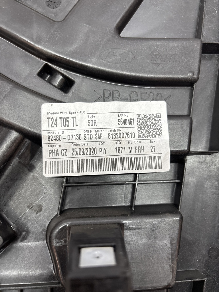 [MTD-498552] Regulador de ventana Hyundai Tucson 2.0 CRDI D4HA 82480-D7130