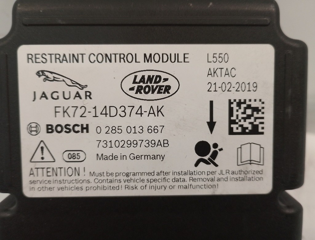 [MTD-499887] Unidad de control Land Rover Discovery Sport L550 2.0 D 4x4 204DTD FK72-14D374-AK