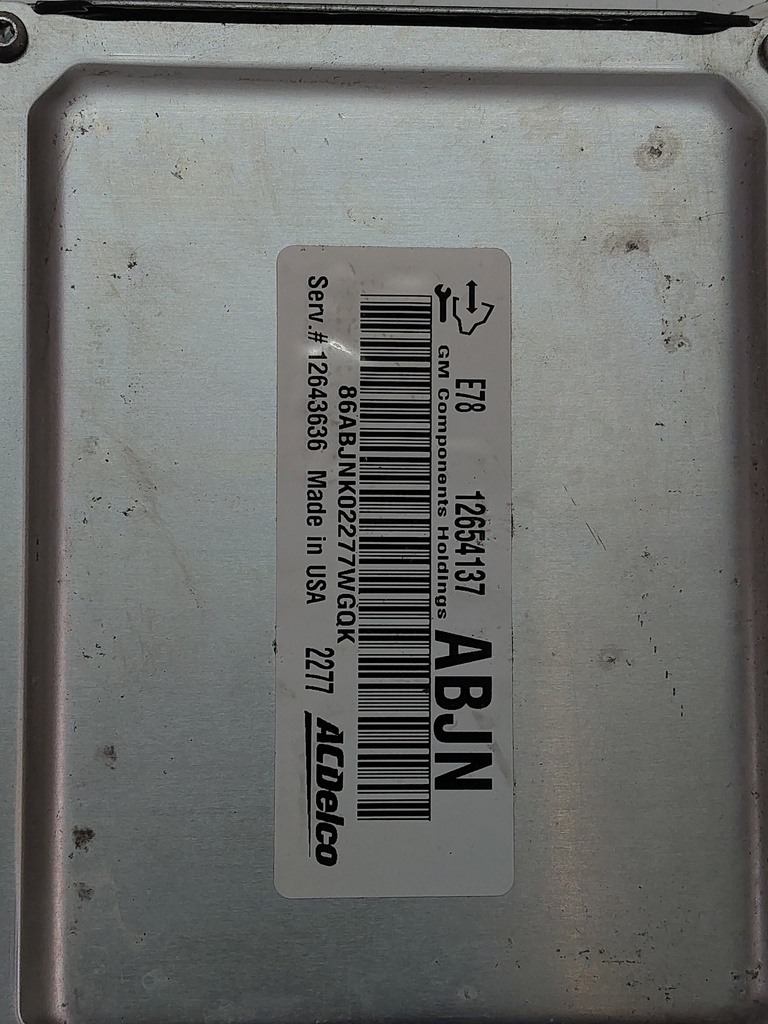 [MTD-508617] Unidad de control Opel Astra J GTC 1.4 T Gasolina A14NET LUJ 12643636