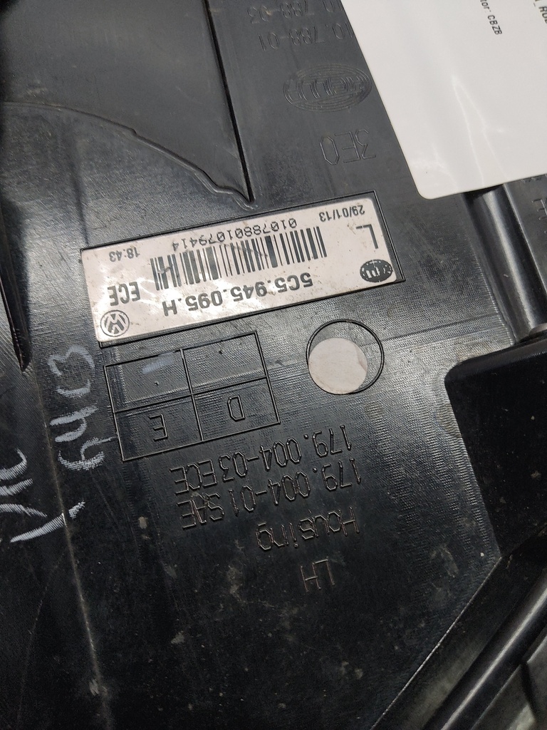 [MTD-508555] Luz trasera VW Beetle 5C1 1.2 TSI 77kW 105CV