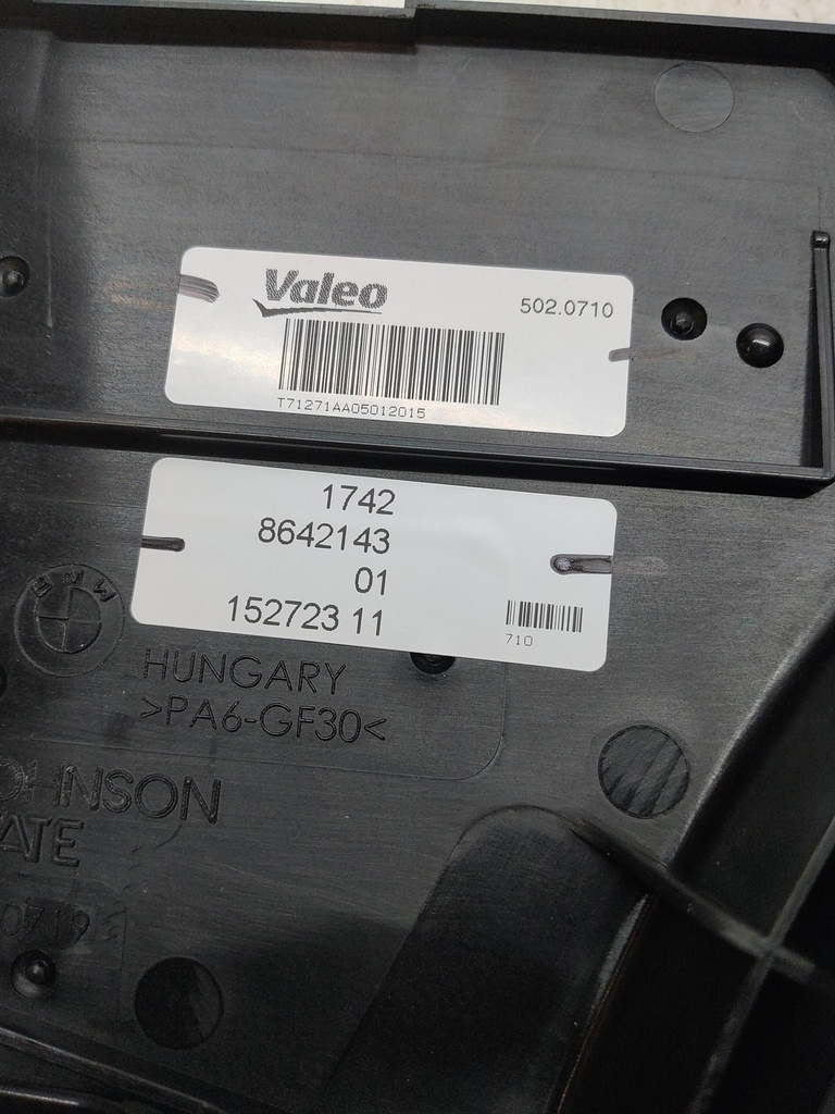 [MTD-521350] Ventilador de radiador con motor eléctrico BMW i3 I01 IB1P25B 8642143