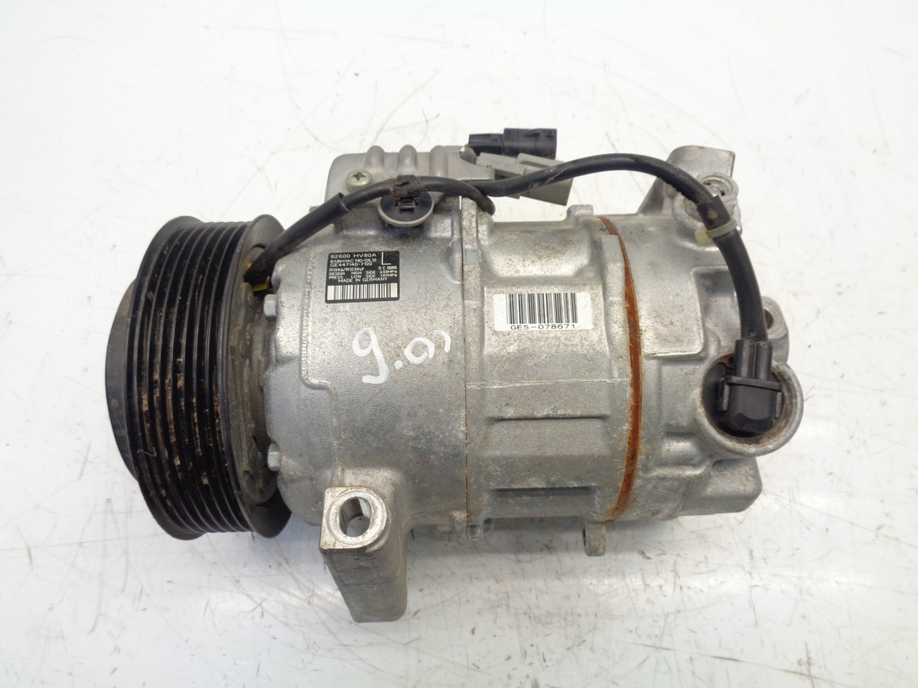 [MTD-367262] Compresor de aire acondicionado Nissan Qashqai II 1.3 DIG-T HR13DDT 447140-7100