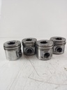4x pistones Citroen Fiat Iveco Peugeot 2.8 HDI JTD 814043S 091240597