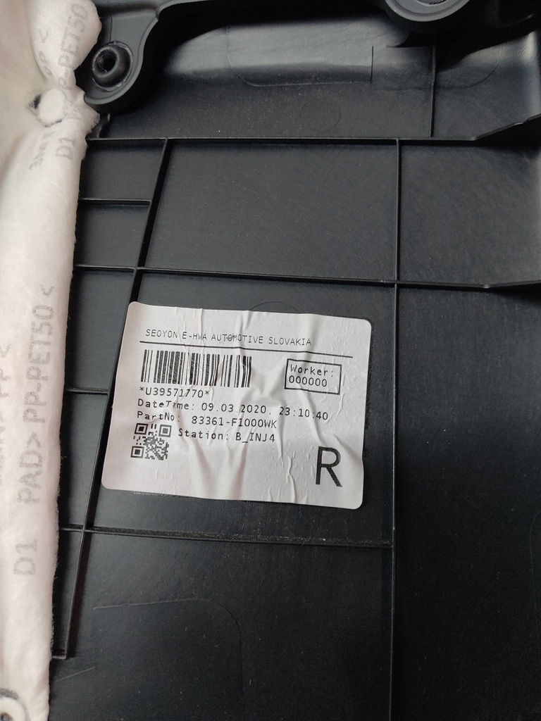 [MTD-511786] Panel de puerta Kia Sportage IV QLE 1.6 CRDi Hybrid D4FE 83361-F1000