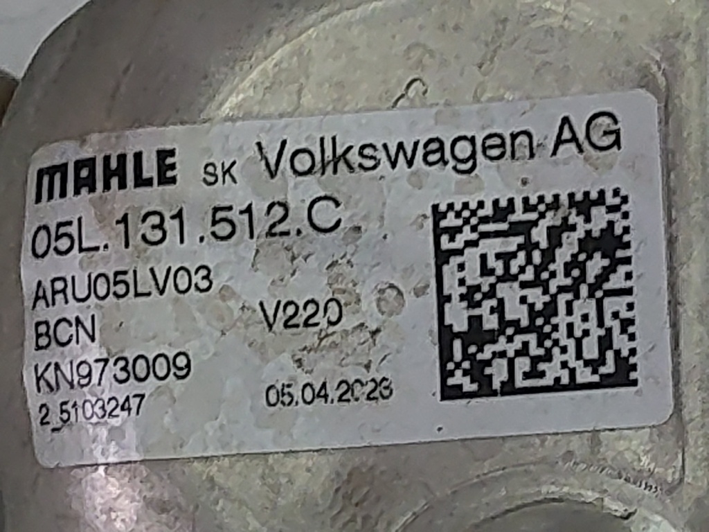 [MTD-519996] Refrigerador de gases de escape VW Tiguan 2.0 TDI DTSB DTS 05L131512C