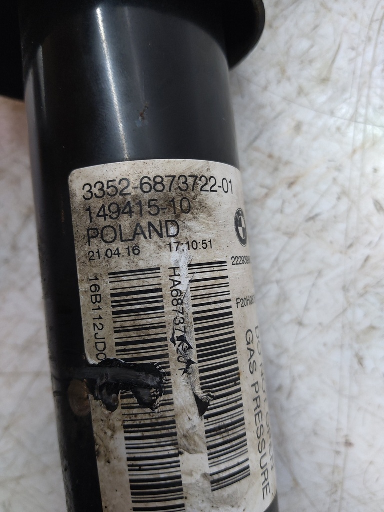 [MTD-525080] Amortiguador trasero izquierdo BMW Serie 1 F20 2016 B38 B15 A 1.5 6873722