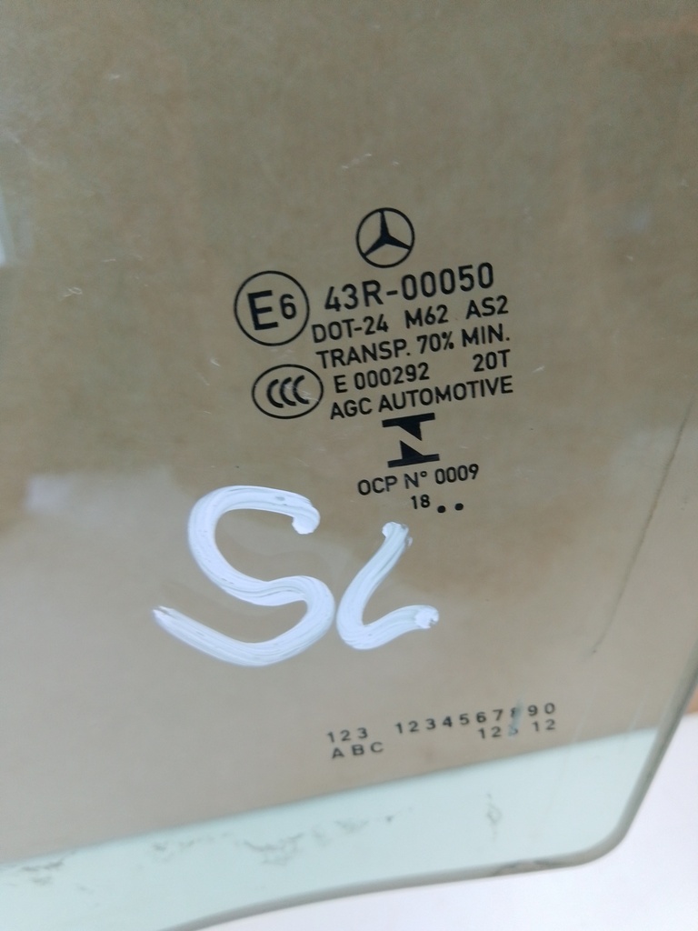[MTD-530989] Cristal puerta delantera izquierda Mercedes Clase E W213 2019 2.0 CDI E 220 d