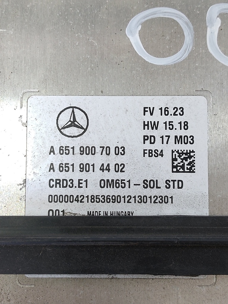 [MTD-530958] Módulo de control del motor Mercedes Clase B W246 2017 OM651 2.2 B 200 CDI