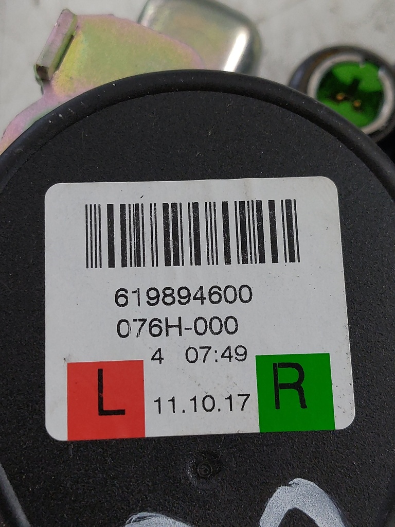 [MTD-531970] Cinturón de seguridad trasero izquierdo Volvo V40 525 T2 2.0 2017