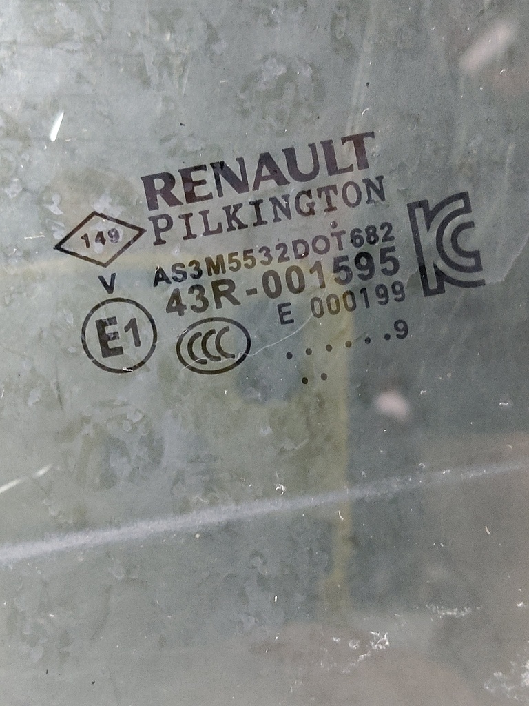 [MTD-531935] Cristal de ventana Renault Captur I 2019 H4B408 43R-001595