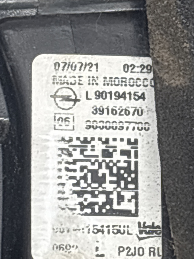 [MTD-500264] Luz trasera izquierda Opel Corsa F 1.5 CDTI Diesel YHT YH01 90194154