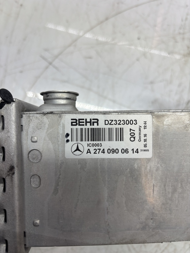 [MTD-511899] Intercooler Mercedes C250 C300 2.0 M274.920 A2740900614